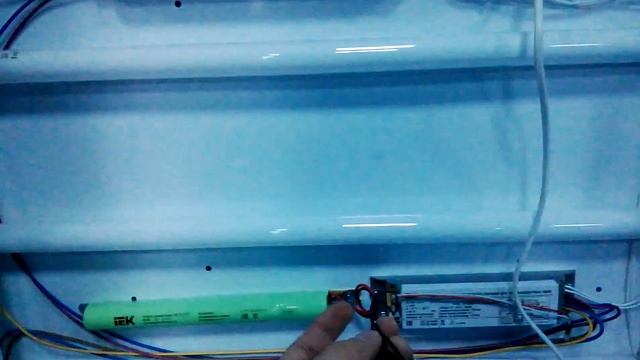 Подключение БАП 58-3,0 в светильник типа "Армстронг" смотреть онлайн