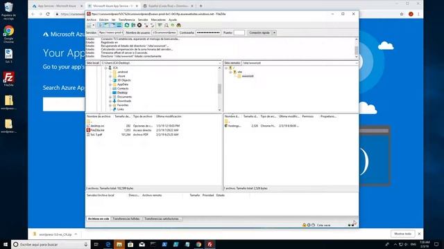 5 - Como subir archivos a un App Service en Microsoft Azure(Wordpress en Azure)(PaaS) смотреть онлайн