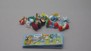 СМУРФИКИ - 3 (2016) SMURFS - Киндер Сюрприз - серия из Kinder Surprise с вариантом фигурки