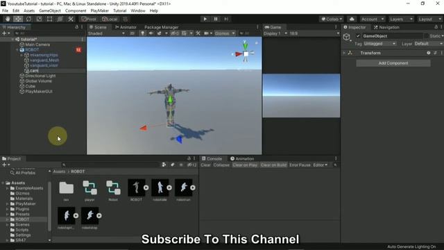 UNITY PLAYMAKER TPS SHOOTER TUTORIAL PT-1 MOVEMENT смотреть онлайн