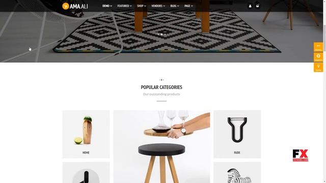 Ama.Ali - Market Shop WooCommerce WordPress Theme смотреть онлайн