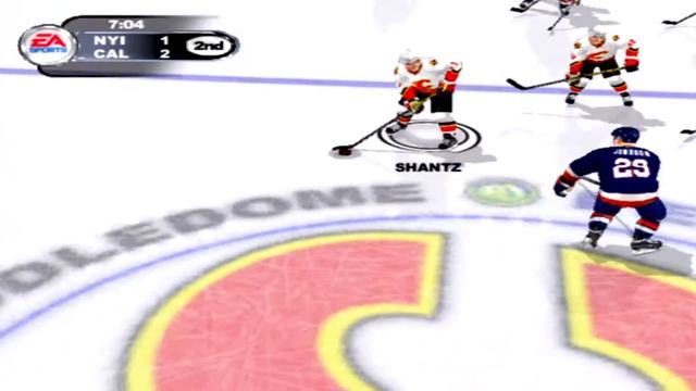 NHL 2003 Gameplay Calgary Flames vs New York Islanders смотреть онлайн