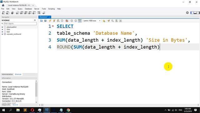 How to Check the Size of a Database in MySQL смотреть онлайн