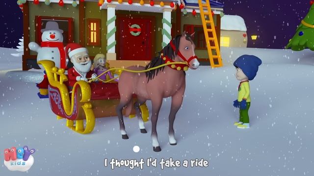 The Santa Claus Song for kids ? Christmas Songs for children | HeyKids смотреть онлайн