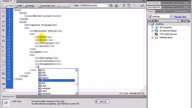 8 Nested List смотреть онлайн