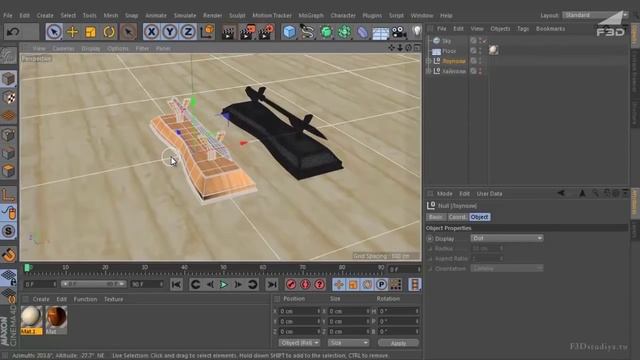 Моделирование объектов для игр в Cinema 4D Введение смотреть онлайн