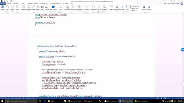 05 - SQLite Xamarin - Visual Studio смотреть онлайн