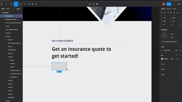 How to Design an Insurance Company UI Design In Figma for beginners from scratch in 30 Minutes смотреть онлайн