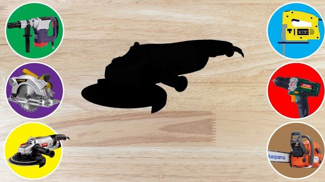 ???Электроинструменты для детей. ❤❤❤Круглая пила, дрель, цепная пила. Обучающие видео для малышей? смотреть онлайн