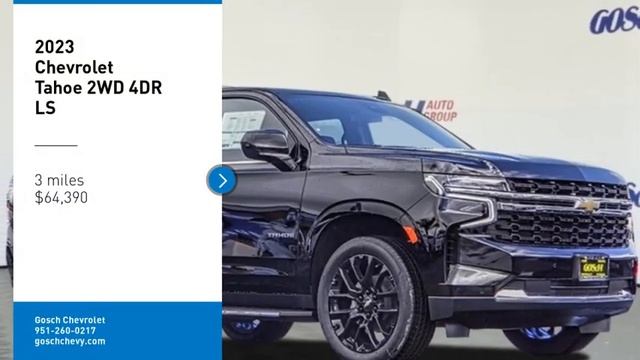 2023 Chevrolet Tahoe HEMET BEAUMONT MENIFEE PERRIS LAKE ELSINORE MURRIETA C23313 смотреть онлайн