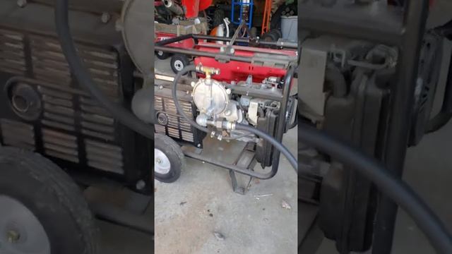 Natural Gas powered Honda Generator смотреть онлайн