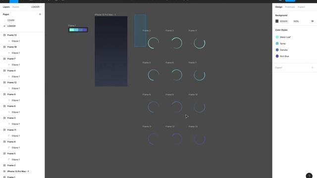 FIGMA TUTORIAL - Creating a color changing loader смотреть онлайн
