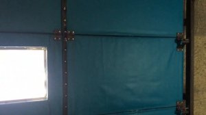 Секционные ворота с дверью своими руками.