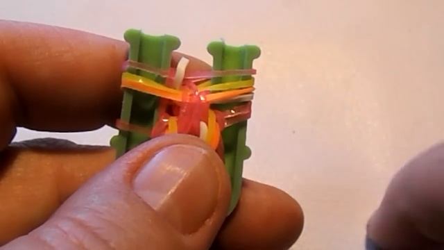Браслет из резинок rainbow loom КРАСИВЫЕ КРУЖЕВА на рогатке без станка смотреть онлайн