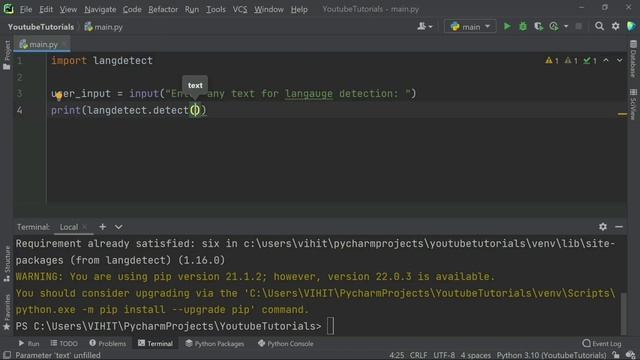 Detect any Language using Python (3 Lines) || Code With Vihit смотреть онлайн