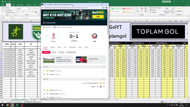MAÇ SONUCU 2.5 GOL ALTI ORAN ANALİZ 2024 | İddaa Kazanma Taktikleri 2024 | ToplamGol.com #18 смотреть онлайн
