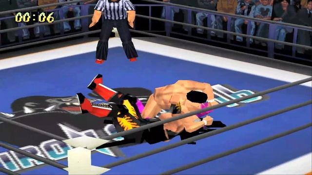 Fire Pro Wrestling Iron Slam '96 PSX Playthrough - Circuit Mode with Nobuhiko Takada (1080p/120fps) смотреть онлайн