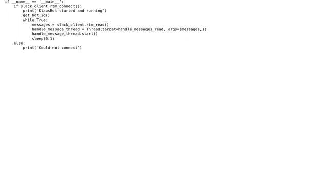 Code Review: Simple slack bot in python смотреть онлайн