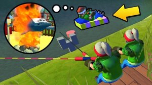 БАБКИ ПОЙМАЛИ АКУЛУ и ЖАРЯТ ЕЁ НА КОСТРЕ МУЛЬТИК в Scrap Mechanic СКРАП МЕХАНИК