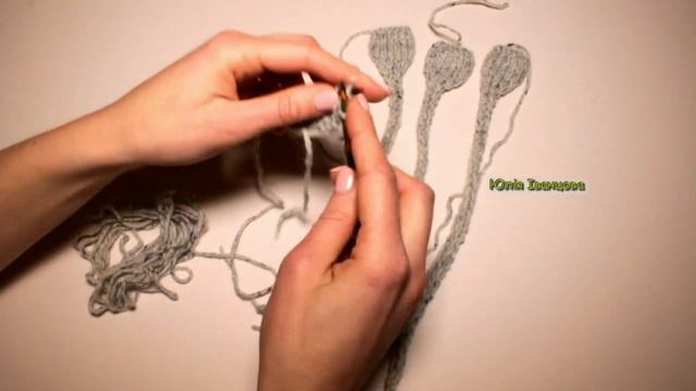 Как я провязываю ЗАВЯЗКИ для детских шапок. ВЯЗАНИЕ СПИЦАМИ. Knitting смотреть онлайн