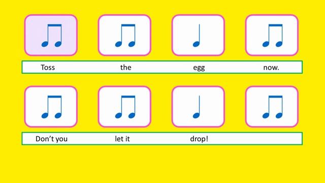 Easter Song for Kids! Easter Rhythm Play-Along | Easter Singing Egg Toss Game смотреть онлайн