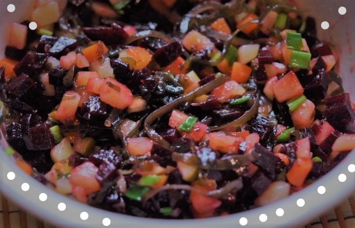 Винегрет с морской капустой , рецепт приготовления. смотреть онлайн