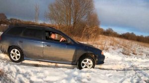 Плюшевый оффроад/ Сравнение полного привода Калдины и Короллы/ Бездорожье/ 4WD/ Toyota