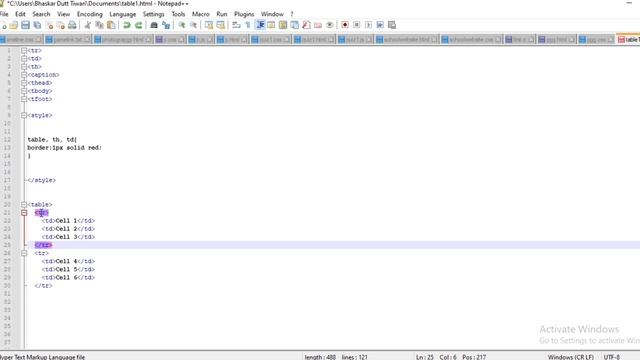 w3school full tutorial in hindi / make your first table in html / table in html / #html_table смотреть онлайн
