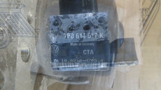 Блок АБС ABS Фольксваген Туарег 2011- 7p0614517K смотреть онлайн