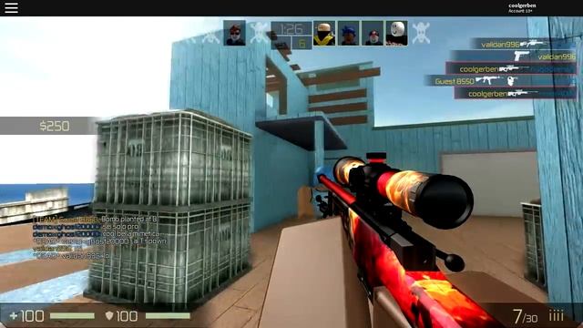 COUNTER-BLOX: ROBLOX OFFENSIVE AWP KILL MONTAGE #1 смотреть онлайн