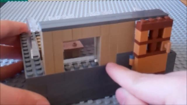 Lego Minecraft Mini-Fig Scale Village Tutorial Part 4 Library смотреть онлайн