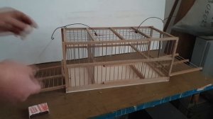 Западок для ловли певчих птиц с классическим механизмом хлопков.