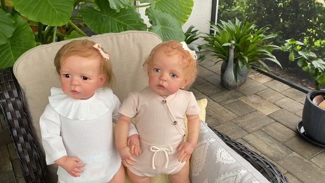 КУКЛЫ РЕБОРН ? РОДИЛИСЬ ДЕВОЧКИ ДВОЙНЯШКИ ? Sandie by Joanna Kazmierczak ? Прелесть Девочки ? смотреть онлайн