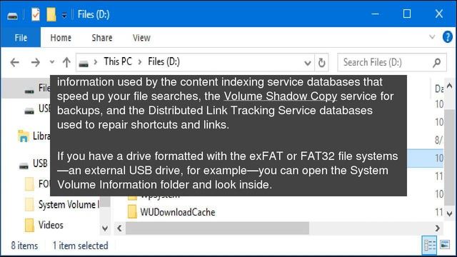 What Is the “System Volume Information” Folder, and Can I Delete It? смотреть онлайн