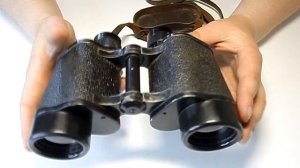 Бинокль армейский  Б12 з-д Геодезия / Soviet army binoculars B12