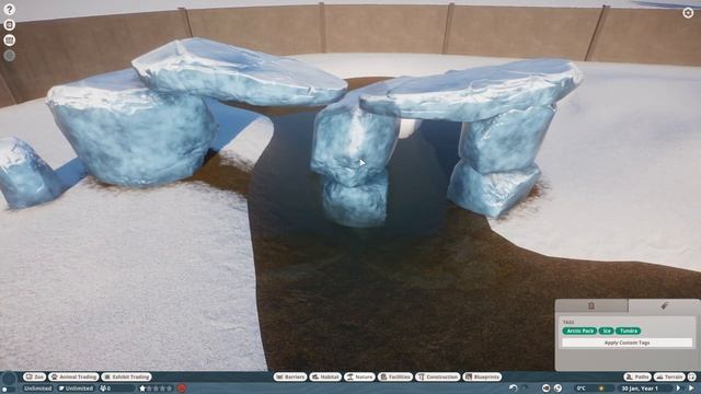 Planet Zoo Arctic Pack | Polar Bear Habitat Speed Build смотреть онлайн