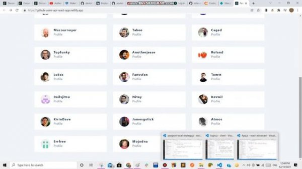Github Users Web App