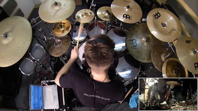 Hannes Grossmann (Alkaloid, Obscura, Necrophagist) - "The time toilet" improv смотреть онлайн