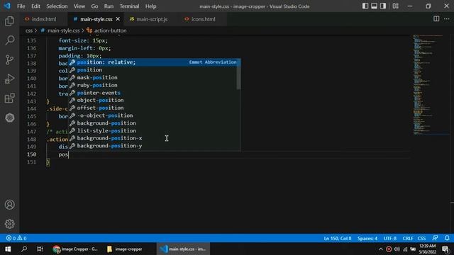 Crop image in vanilla javascript full project | Image cropper JS смотреть онлайн