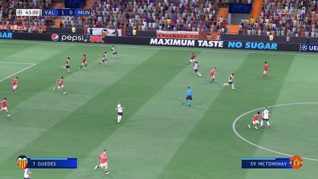 FIFA 22 | Valencia Vs Manchester United - UEFA Champions League - Full Gameplay