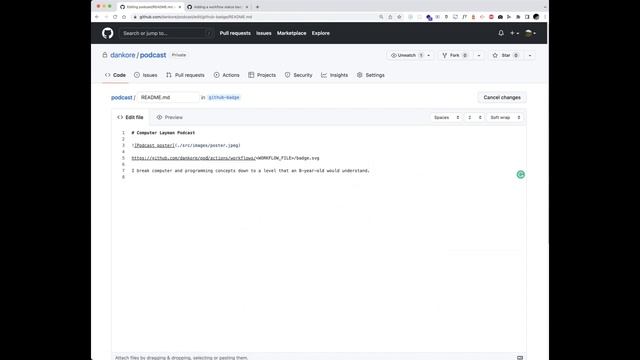 How to add a GitHub workflow status badge #actions #github #badge смотреть онлайн