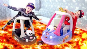 «Пол это лава» и «Супергеройские дети».