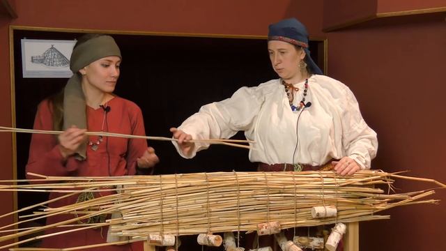 Циновка из тростника своими руками. Мастер-класс от археологов смотреть онлайн