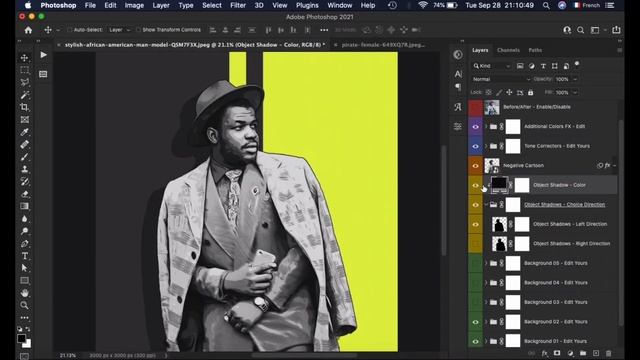Negative Art | Photoshop Plugin - Video Tutorial смотреть онлайн