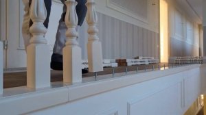 Установка деревянных перил. Часть 3.