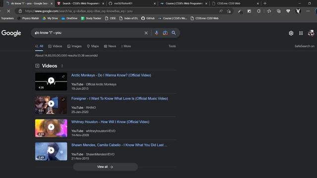 CS50’s Web Programming with Python and JS: Project 0 (Search) смотреть онлайн