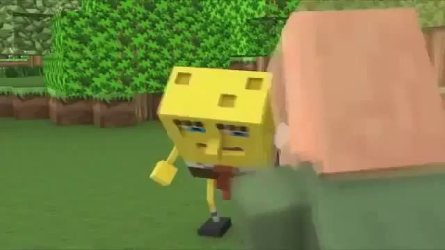 губка в майнкрафт смотреть онлайн