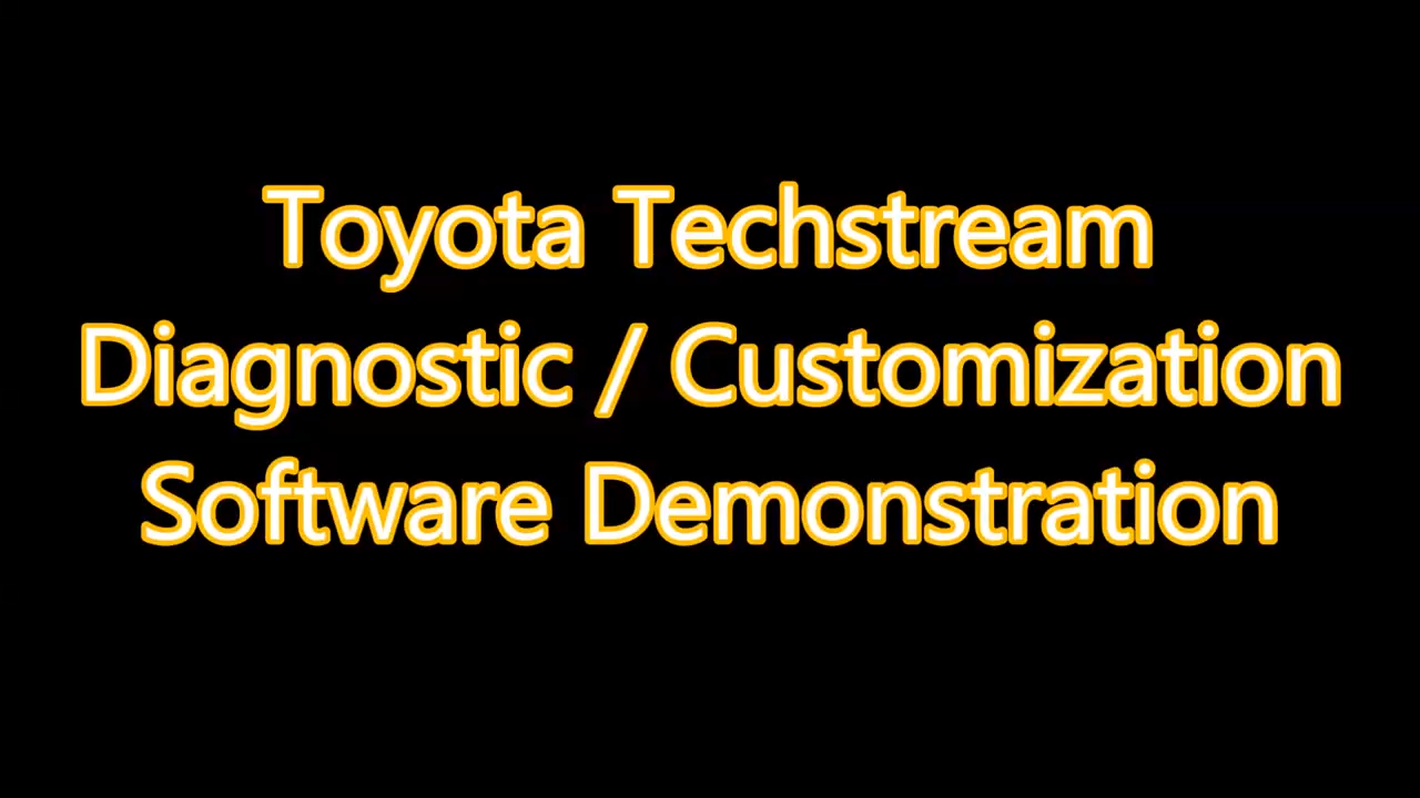 Toyota Techstream Software Demonstration! Пример как работать в программе диагностики автомобилей смотреть онлайн