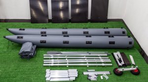 Сборка надувного катамарана Рыбак-2