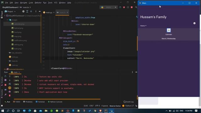 Kivy and KivyMD Dashboard UI speed code смотреть онлайн